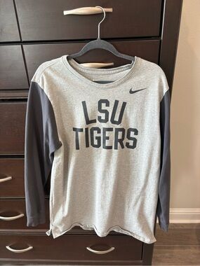 Nike Gray Athletic Logo Pullover